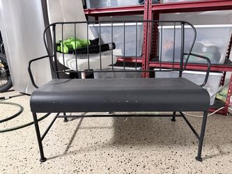 IKEA Outdoor Metal Bench – Black Patio Bench (2025)