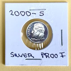 20000 - S.     Silver Proof  Brilliant Uncirculated Roosevelt Dime.
