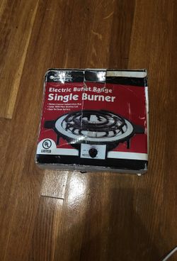 Single burner never used