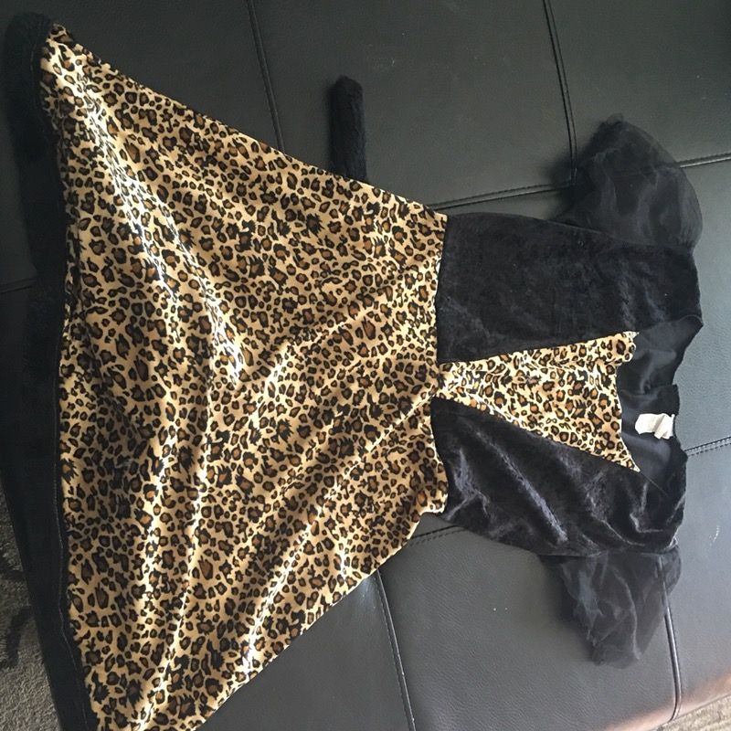 Cheetah dress girl costume