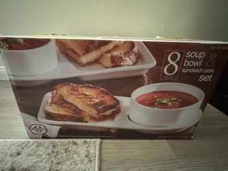 Soup and Sandwich Bowl and Plate Set