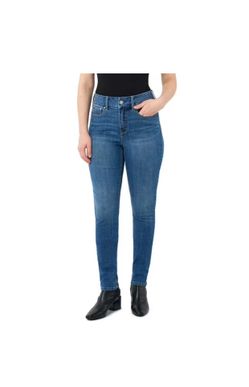 Seven7 Women's Tummyless Jean Size 10 Medium Wash