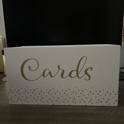 Card Box for Wedding or Event