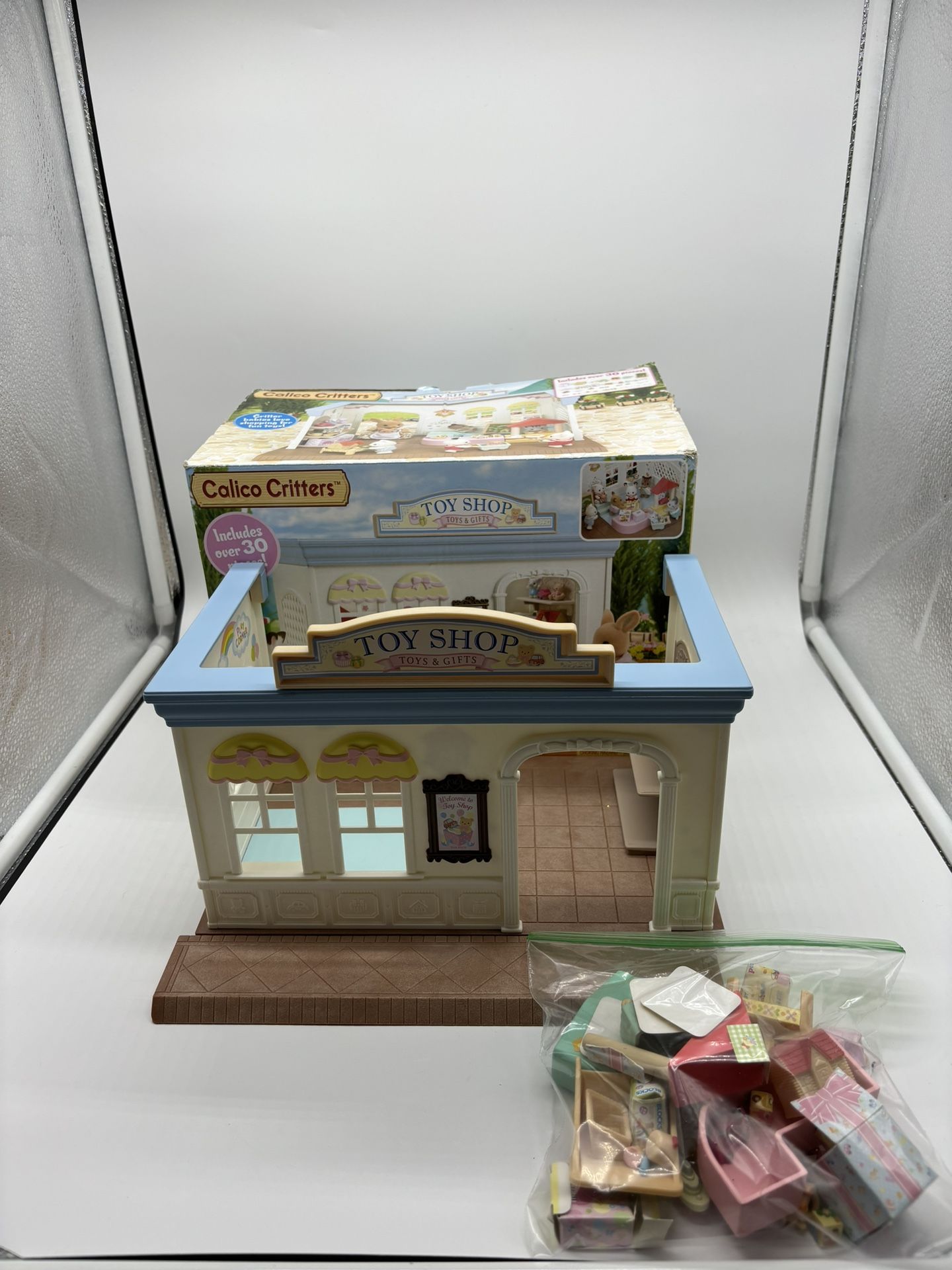 Calico Critters Toy Shop Store Playset with Accessories Discontinued Sylvanian