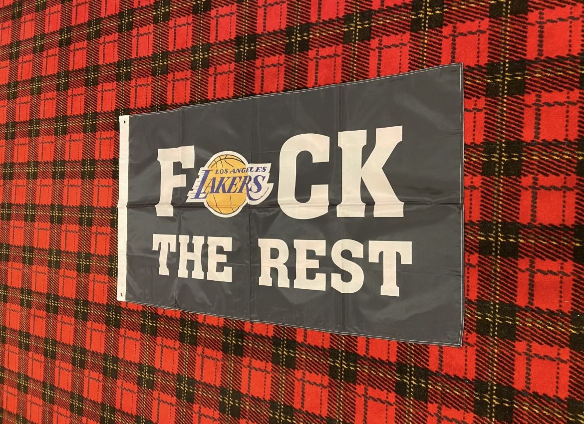 Brand New Los Angeles Lakers Banner Flag