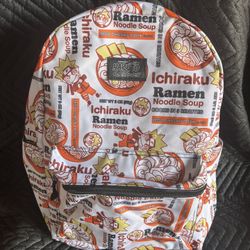 Ramen noodles soup Backpack