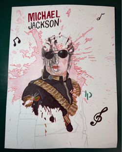 Michael Jackson Splash Art