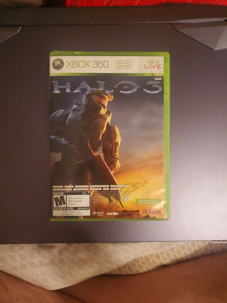 Halo 3 with case & manual- XBOX 360