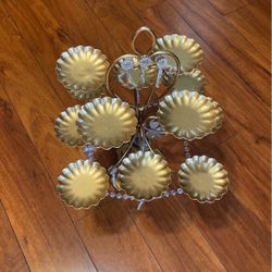 Vintage Gold Candle Holder