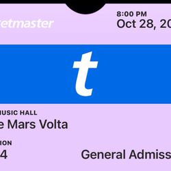 The Mars Volta Tickets (2)