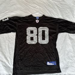 Authentic Oakland Raiders #80 Zach Miller CLEAN Vintage NFL Football Jersey CARR