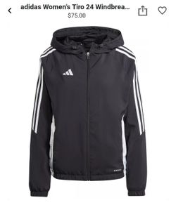 ADIDAS WOMENS TIRO 24 WINDBREAKER JACKET SIZE XL BRAND NEW $65