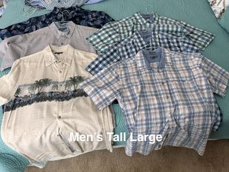 [EACH] Men’s Tall Large Shirts