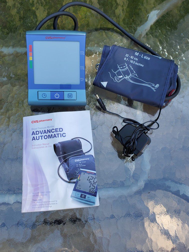CVS Blood Pressure Monitor Cuff Electric Digital