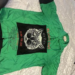 Gucci Green Cat Shirt 