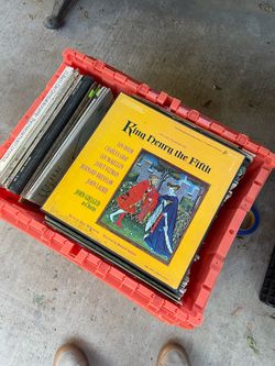 Lot of 50+ vinyl records, classical, folk, etc