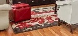 Floor Rug with Matching Lamps