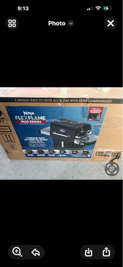 Ninja FlexFlame 3-Burner BBQ Electric and Propane