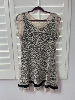 Lacy Short Dress--size L