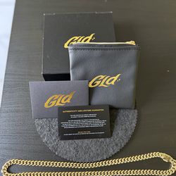 Miami Cuban link chain 22” in 18kt yellow gold