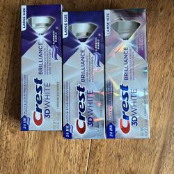 3 Crest 3d White Brilliance Toothpaste, 4.6oz 