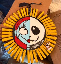 Nightmare Before Christmas Jack & Sally Wreath