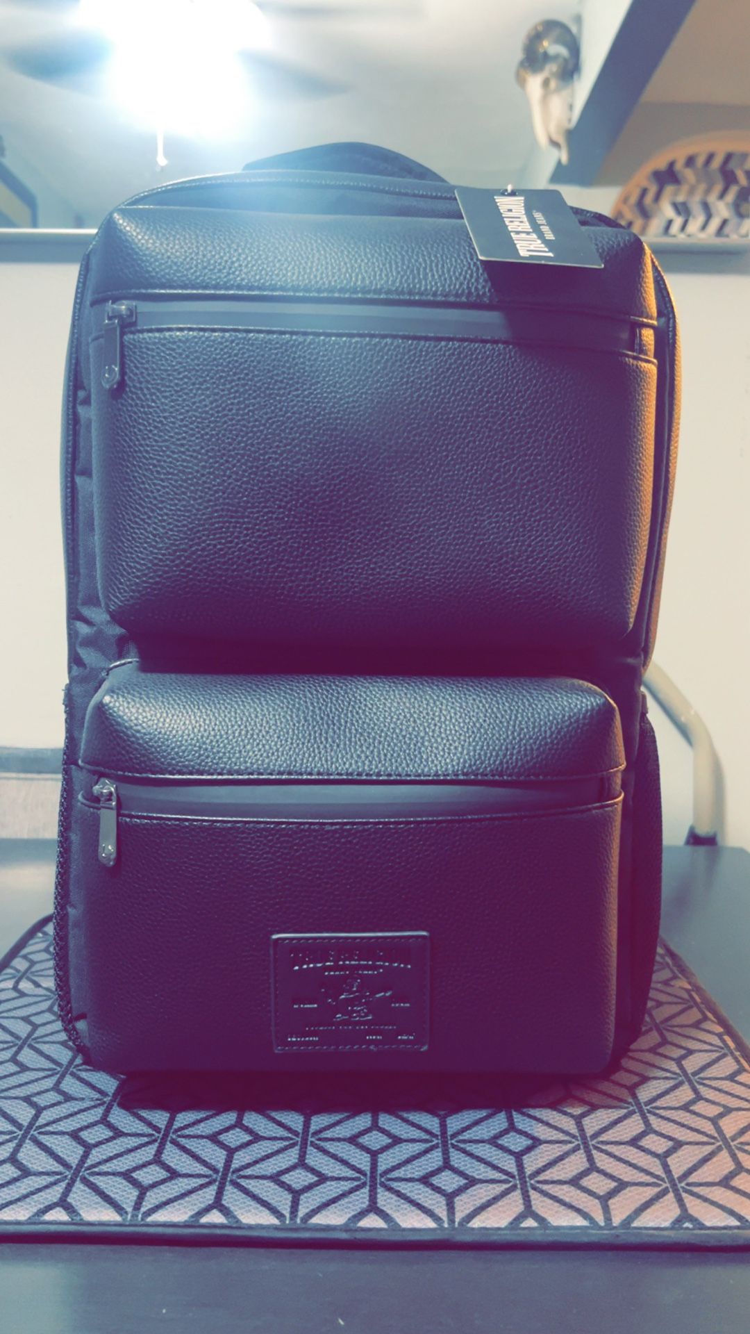 True Religion Brand Jeans Soren Faux Leather Backpack NEW