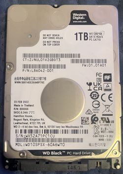 PC hard drive 1TB
