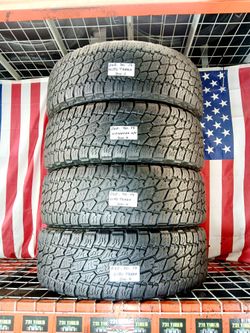 ✅ 4 Used Tires  LT265/70R17 NITTO TERRA GRAPPLER ALL TERRAIN G2 JEEP TRUCK 265/70R17