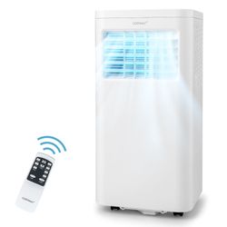 Costway 8000 BTU Portable Air Conditioner for 300 Square Feet with Remote Included (Part number: FP10270US-WH)