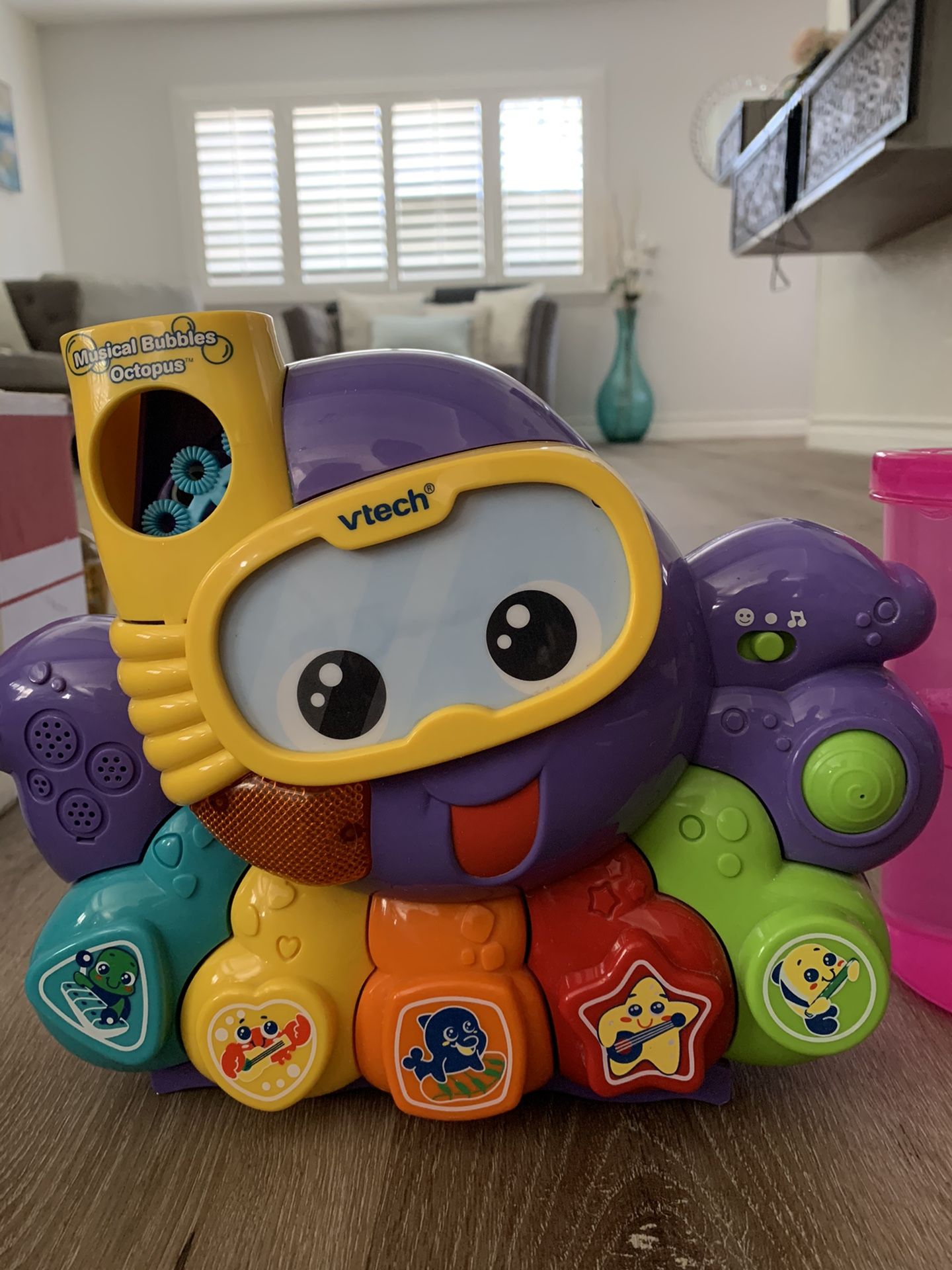 Vtech musical bubbles octopus with bubble solution