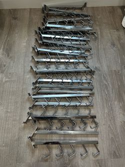 27 Chrome Slatwall Waterfall Display Hooks – Only $85 for the Entire Lot!