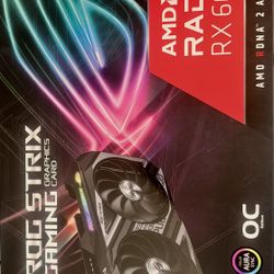 ROG AMD RADEON RX6600XT OC edition GAMING VIDEO CARD  $200 OBO