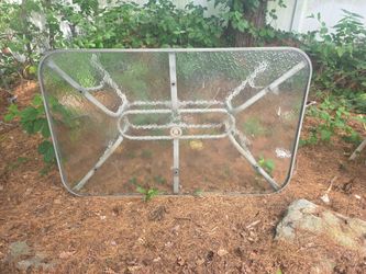 Large patio glass table.. prices firm