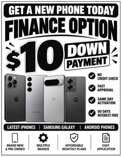 iPhones available on finance