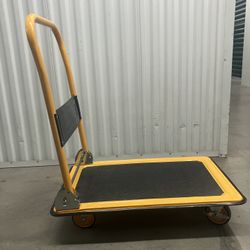 Small collapsible utility cart