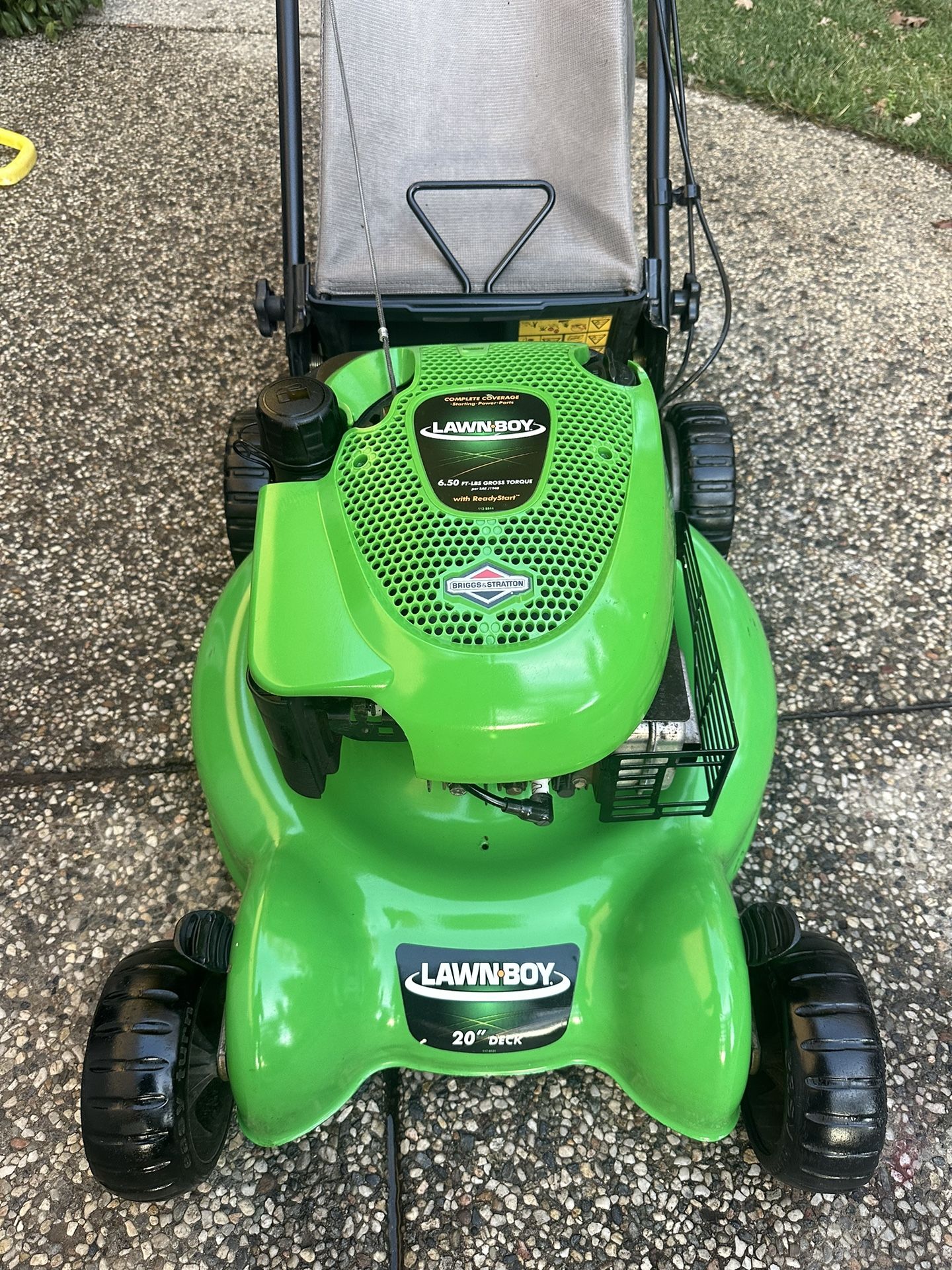 Lawn boy 6.50 with ready start new arrivals