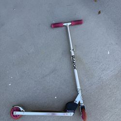 Silver Classic Razor Scooter (Narrow Deck)