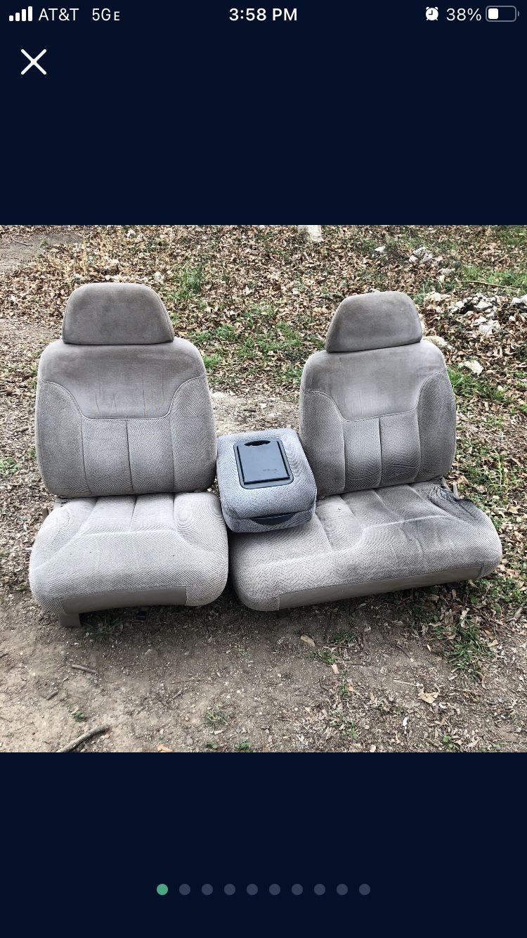 OBS Tan Bench Seat Power 88-98 Silverado/Sierra 60/40