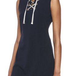 Tommy Hilfiger dress in navy blue. Size 14/Vestido Tommy talla 14