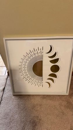 Sun & moon picture frame