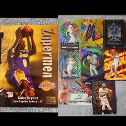 9 Rookie/Auto/Numbered/Kobe NBA Cards For 80 (Read Description For Details)