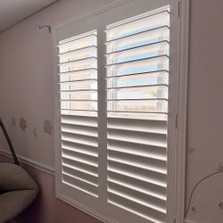 Custom Interior Shutters- REAL WOOD & LIFETIME WARRANTY, Plantation Shutters, Window Treatments, Window Coverings, Persianas de Madera