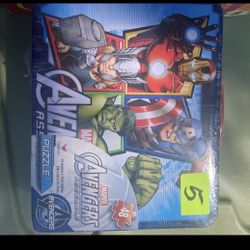New Avengers Jigsaw Puzzle In A Tin Box