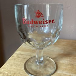 Vintage Beer Logo Footet Glass Goblets