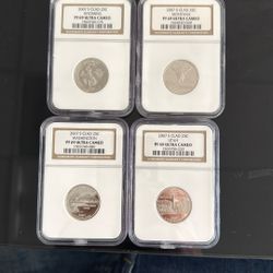 25C PR69 Ultra Cameo 2007 (4 Coins Combo)