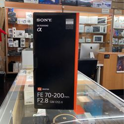 Sony Lens 70-200mm F2.8 II Brand New