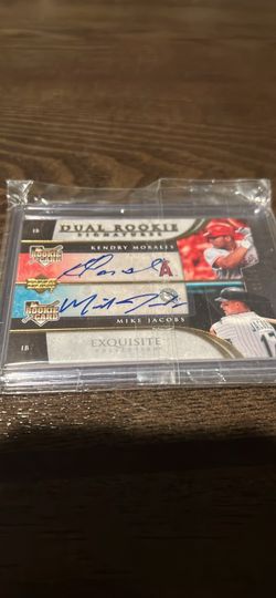 Angels Kendry Morales Autographed, Rookie Cards, Plus One Brandon Wood Autographed Rookie Card