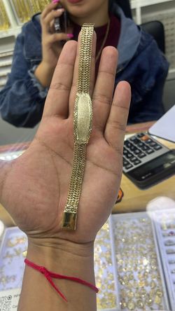 New bracelet gold 10k 17.2 g  21cm