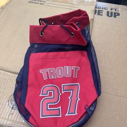 Mike Trout Angel Cooler Backpack 